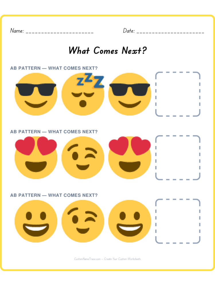 Mixed Review pattern worksheet 31 for kids