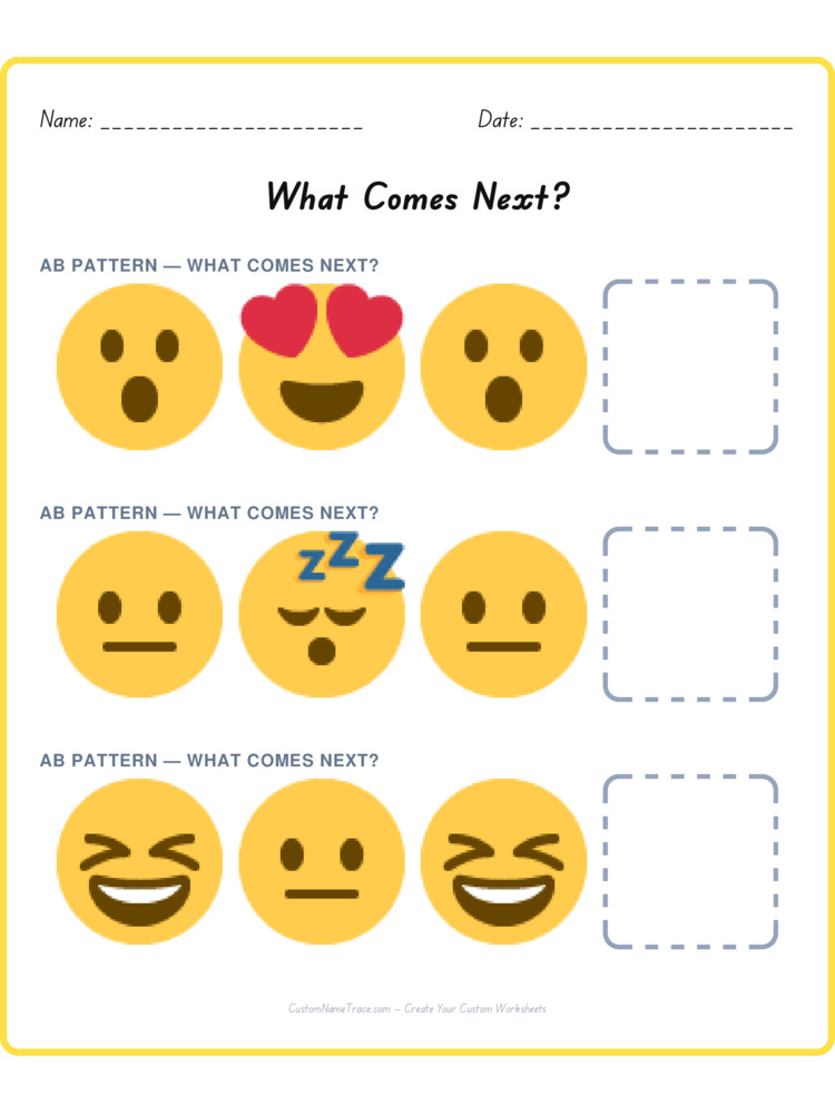 Mixed Review pattern worksheet 66 for kids