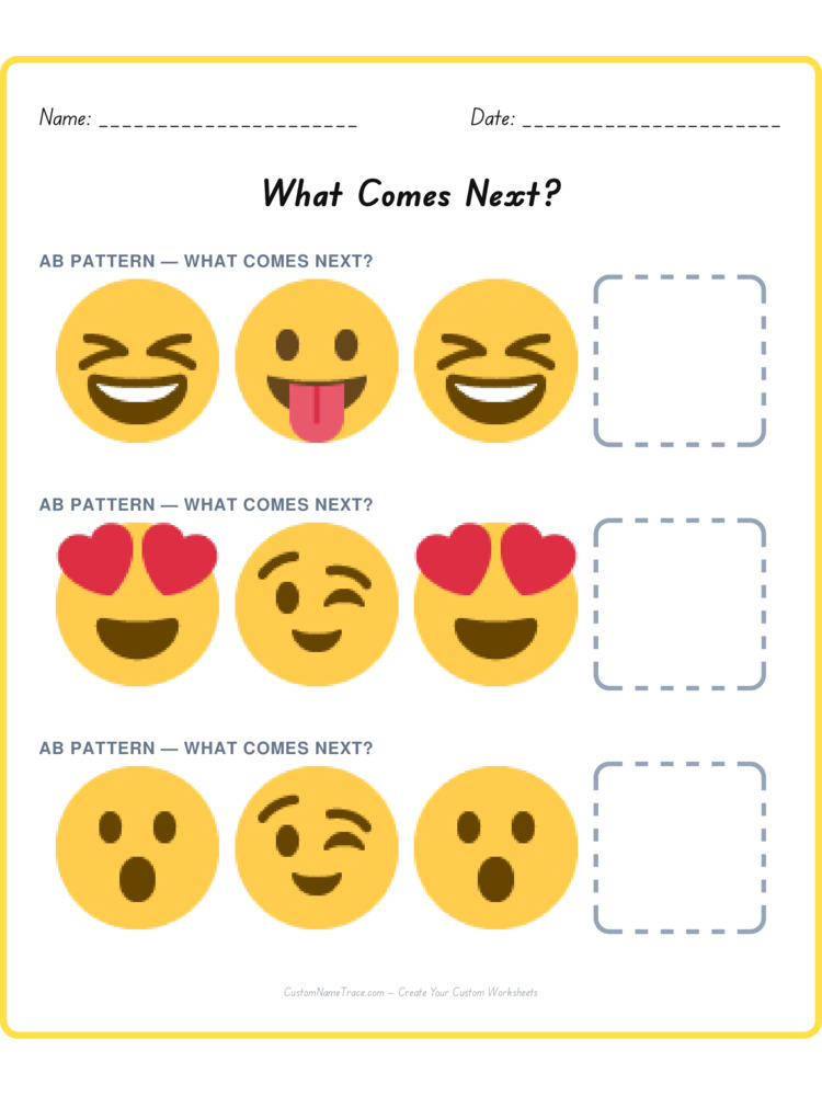 Mixed Review pattern worksheet 95 for kids