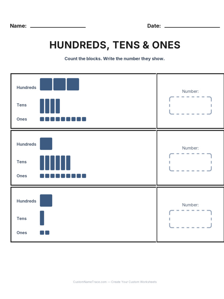 Grade 2 Place Value worksheet 14 for kids