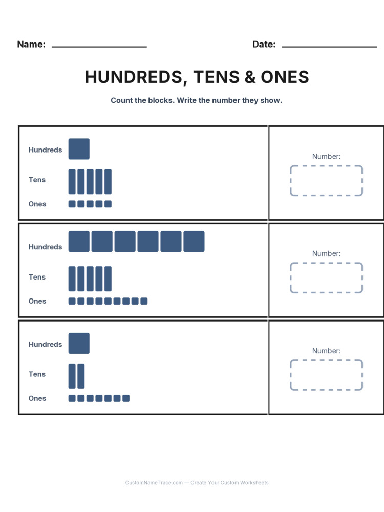 Grade 2 Place Value worksheet 23 for kids