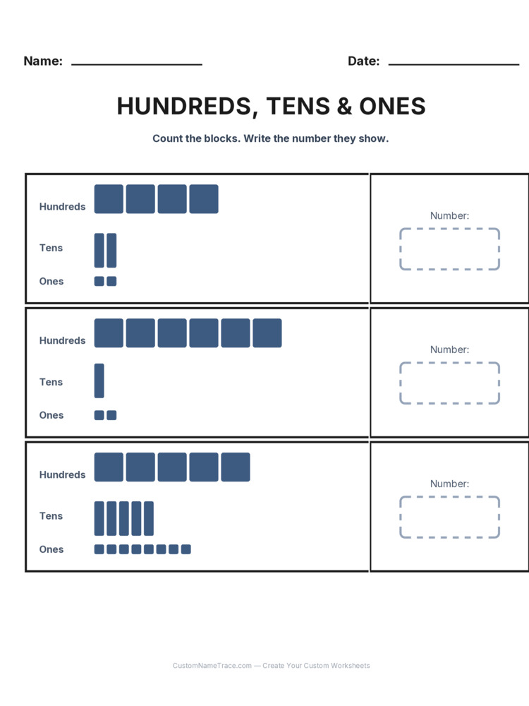 Grade 2 Place Value worksheet 25 for kids