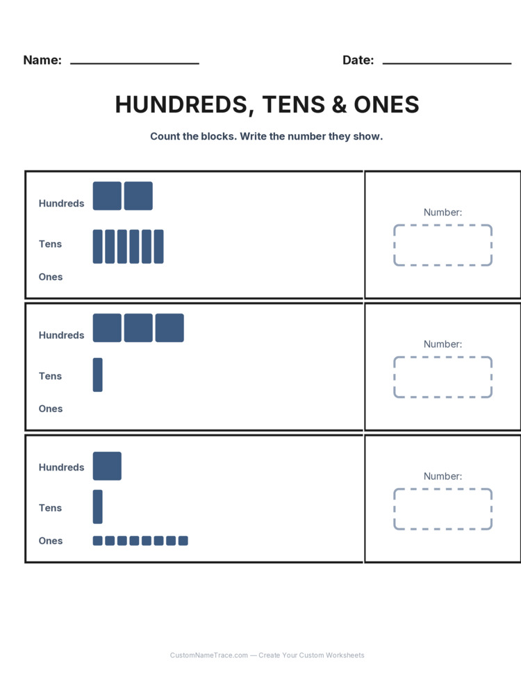 Grade 2 Place Value worksheet 26 for kids