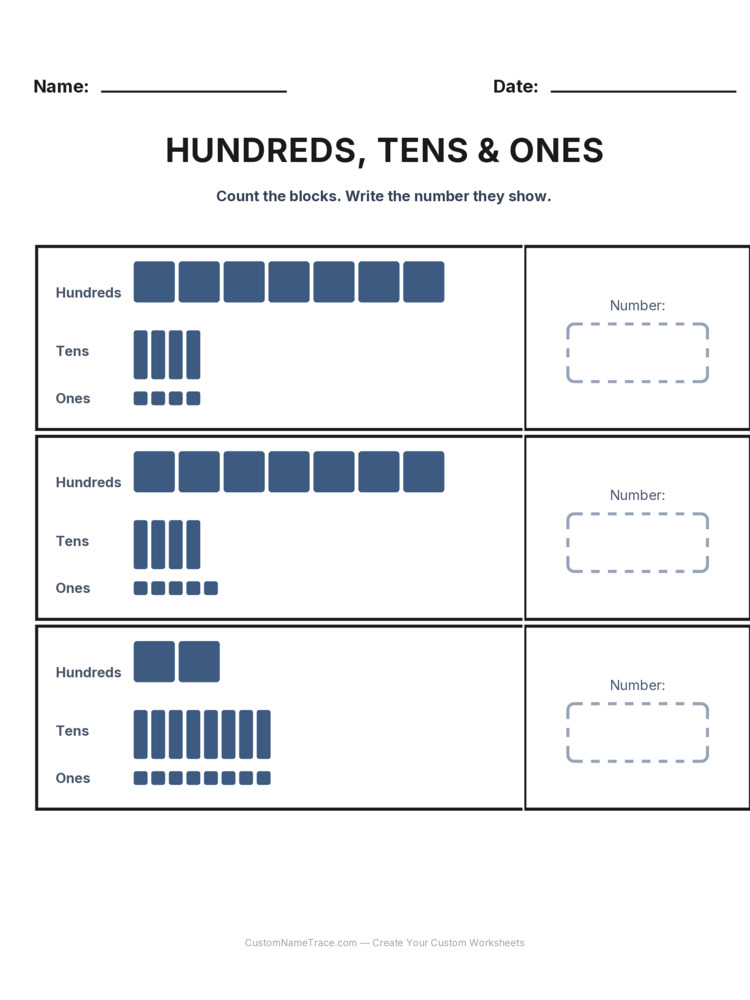 Grade 2 Place Value worksheet 27 for kids