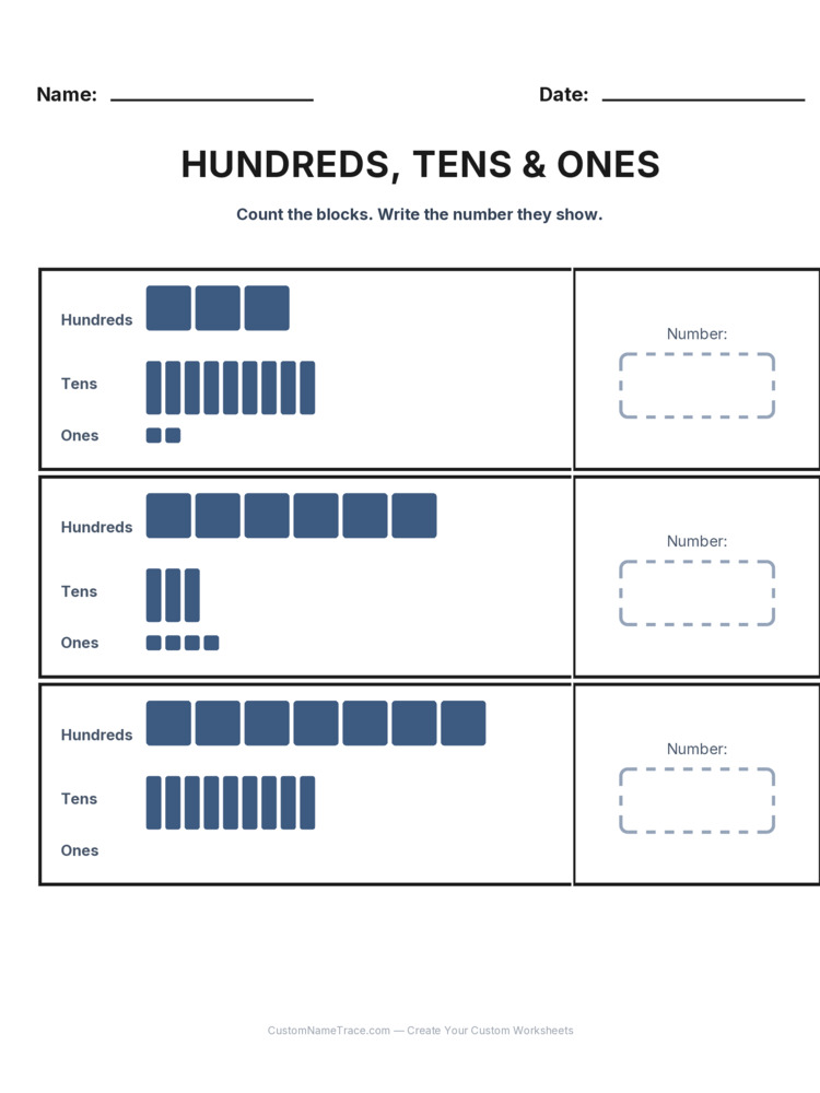 Grade 2 Place Value worksheet 29 for kids
